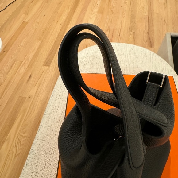 Authentic hermes picotin 18. Black silver. - Picture 3 of 6
